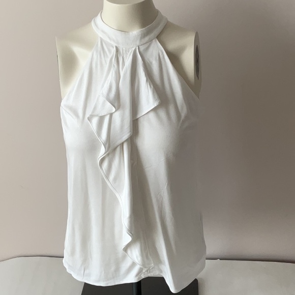 Massimo Dutti Ruffle Halter Top - Picture 1 of 8